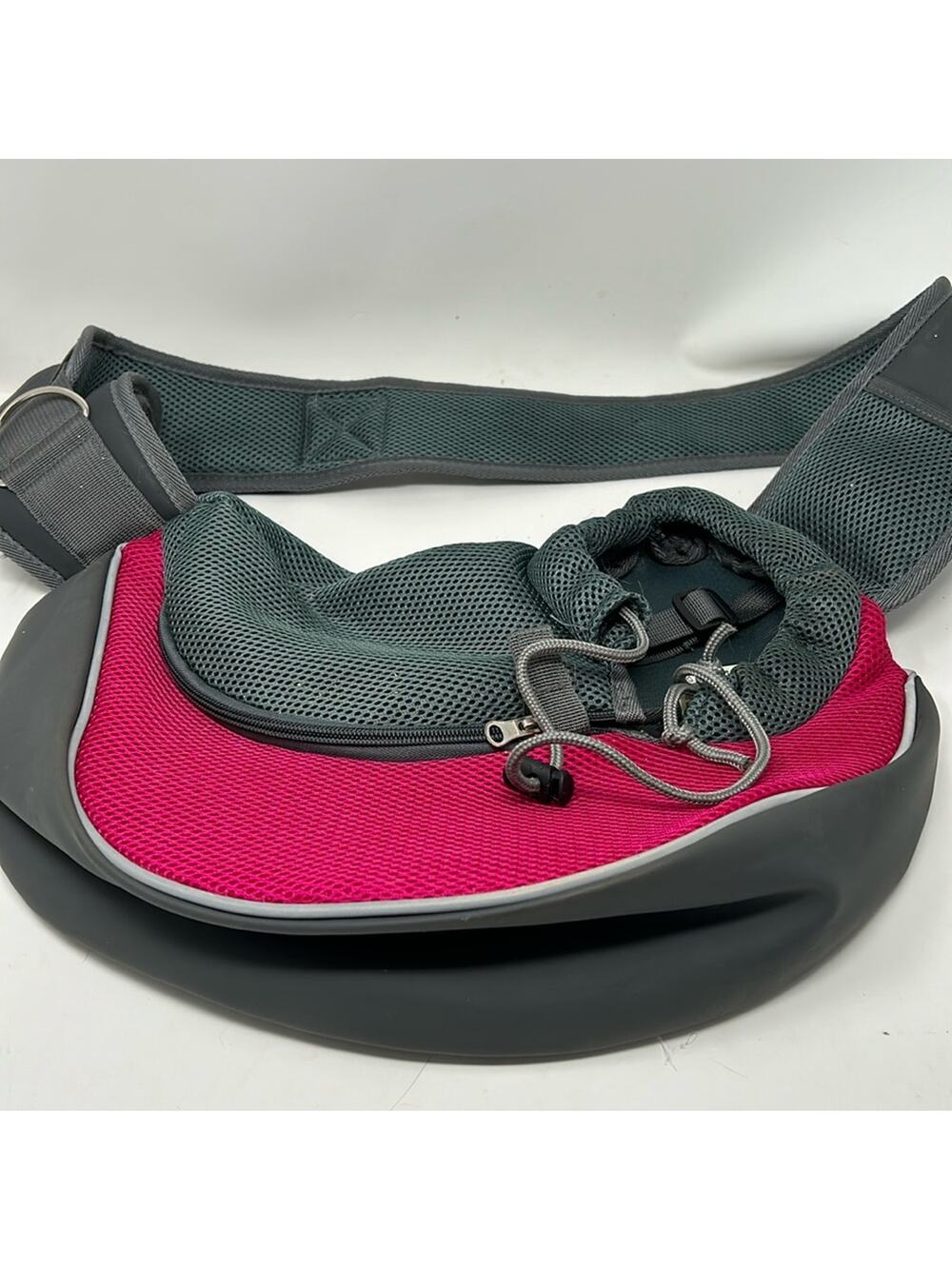 Pet Dog Sling Carrier, Breathable Mesh Portable Pet Sling Shoulder Strap Small